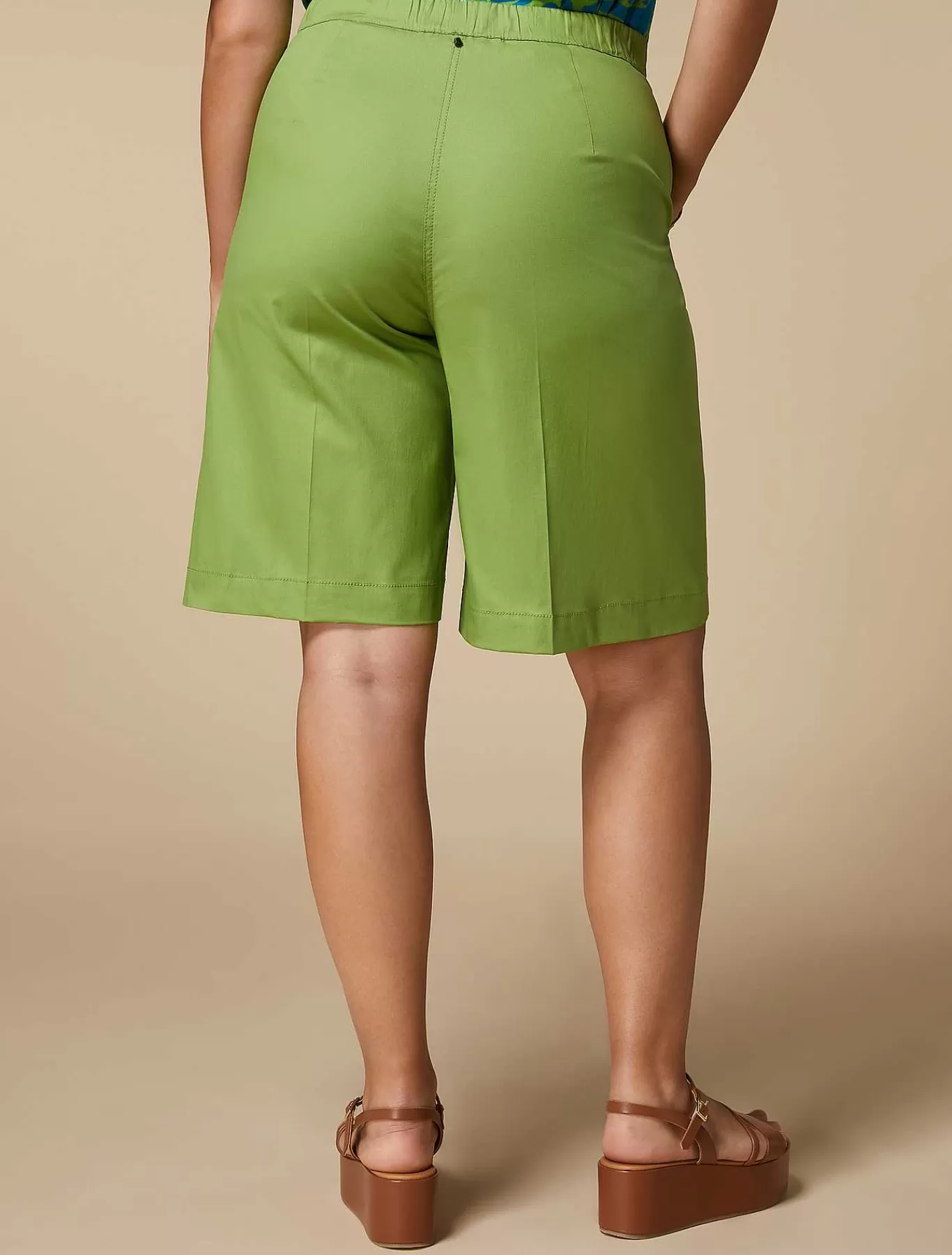 Best Bermuda En Coton Extensible Femmes Pantalon