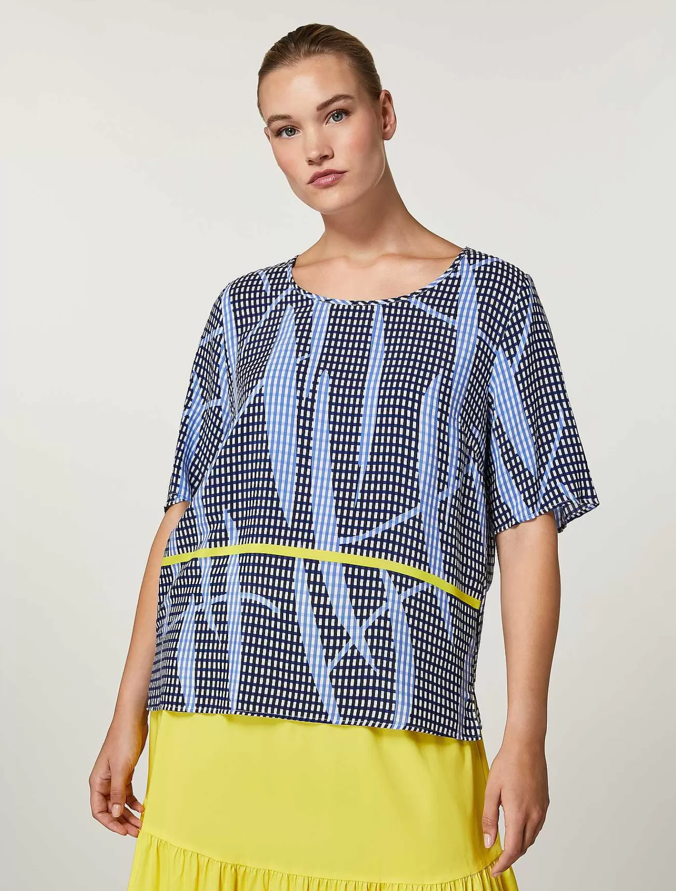Flash Sale Blouse En Toile De Cupro Et Viscose Femmes Blouses Et Chemises