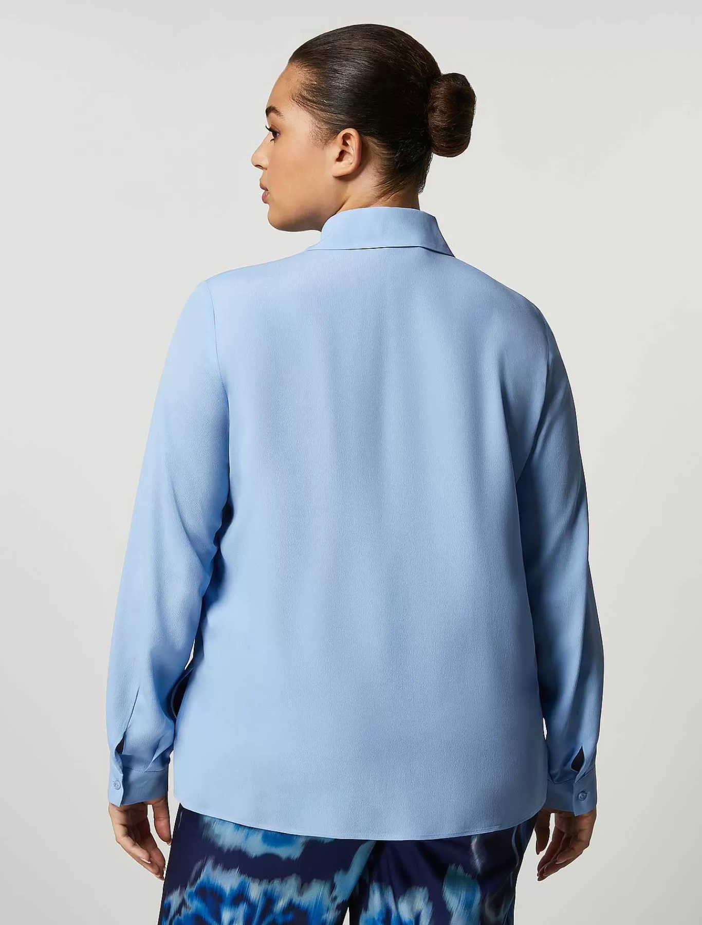 Online Chemise En Acetate Et Soie Femmes Blouses Et Chemises