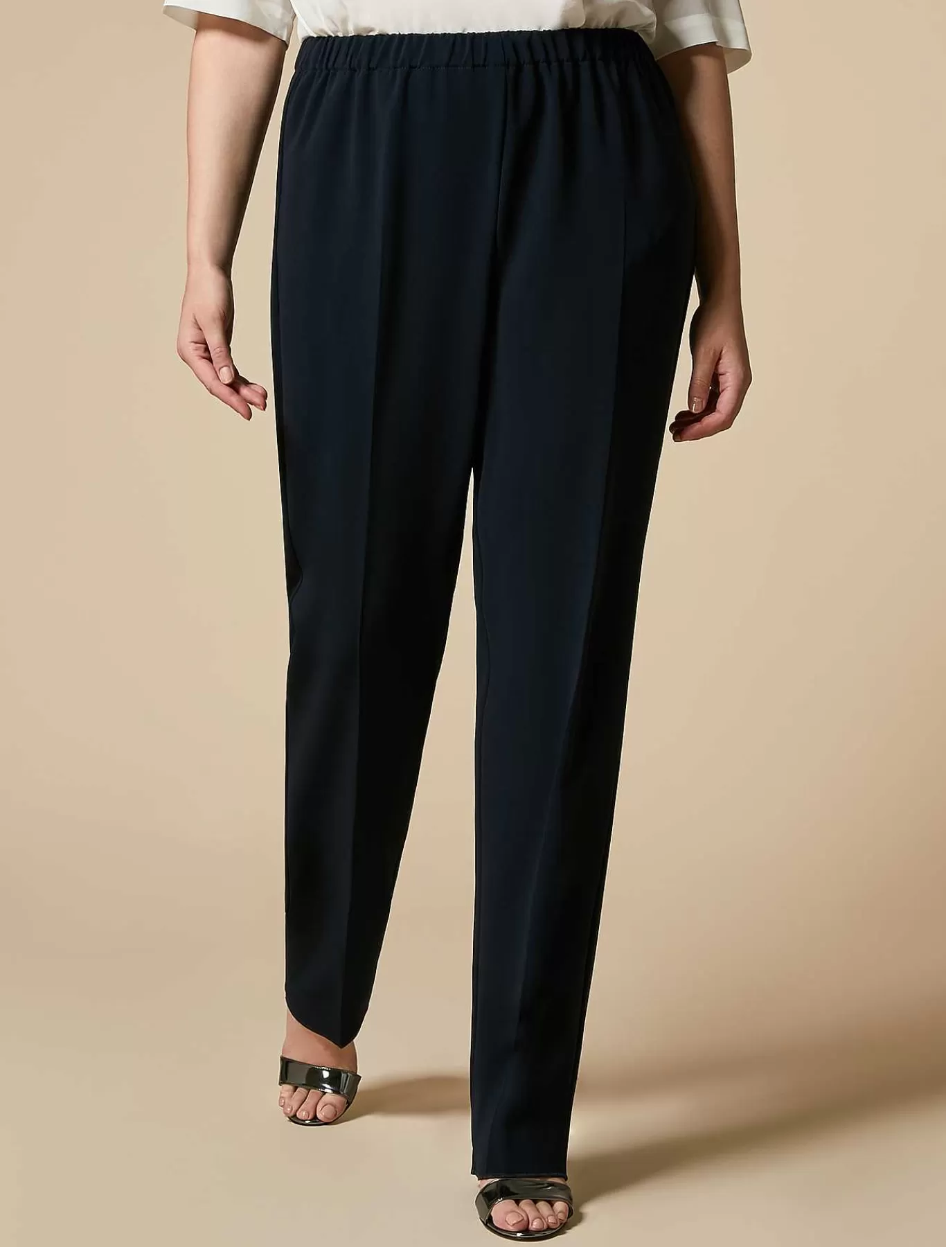 Fashion Pantalon Classique En Cady De Triacetate Femmes Pantalon