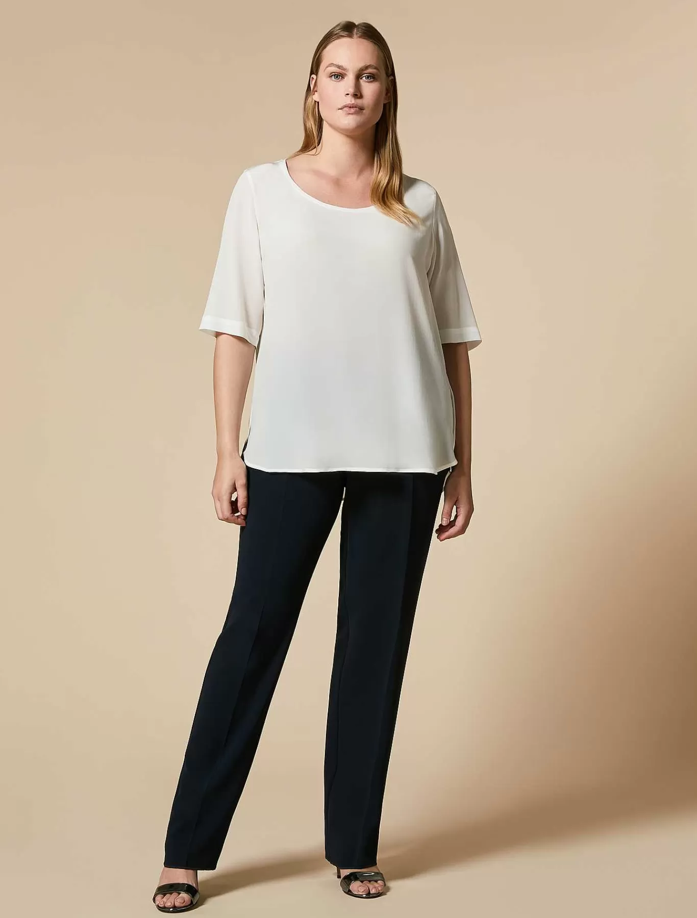 Fashion Pantalon Classique En Cady De Triacetate Femmes Pantalon