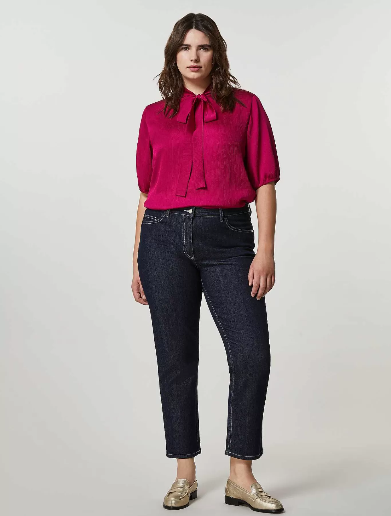 Best Sale Pantalon En Denim De Coton Femmes Pantalon