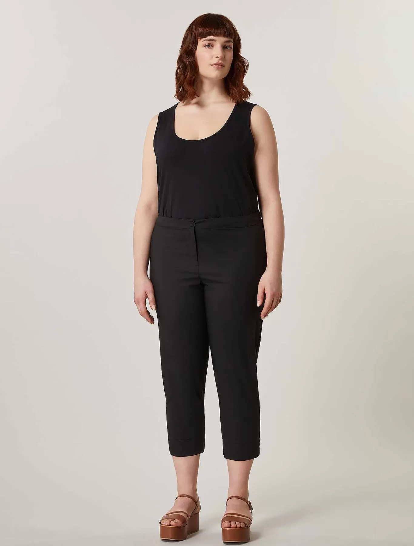 Fashion Pantalon En Popeline De Coton Femmes Pantalon