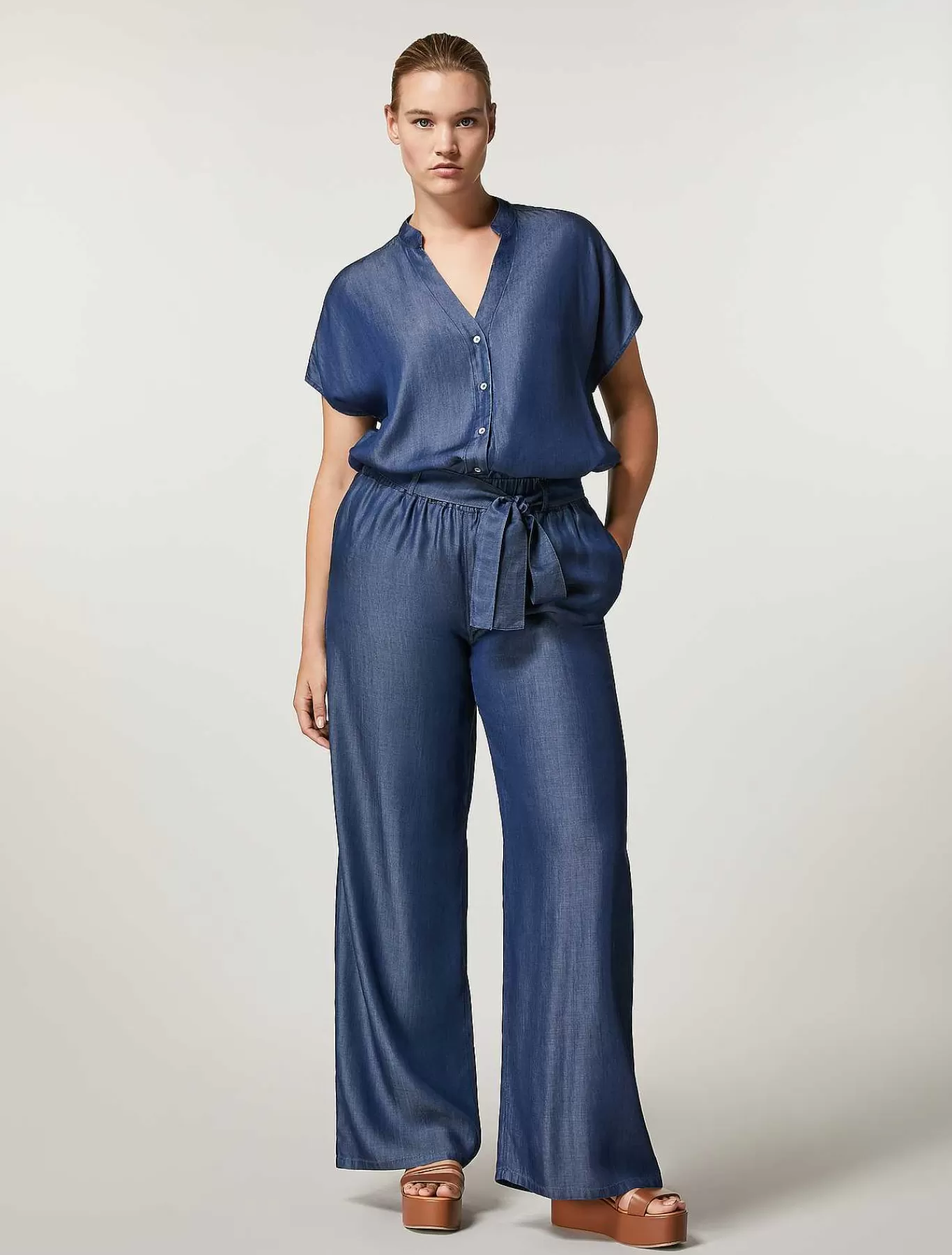 New Pantalon En Serge Femmes Pantalon