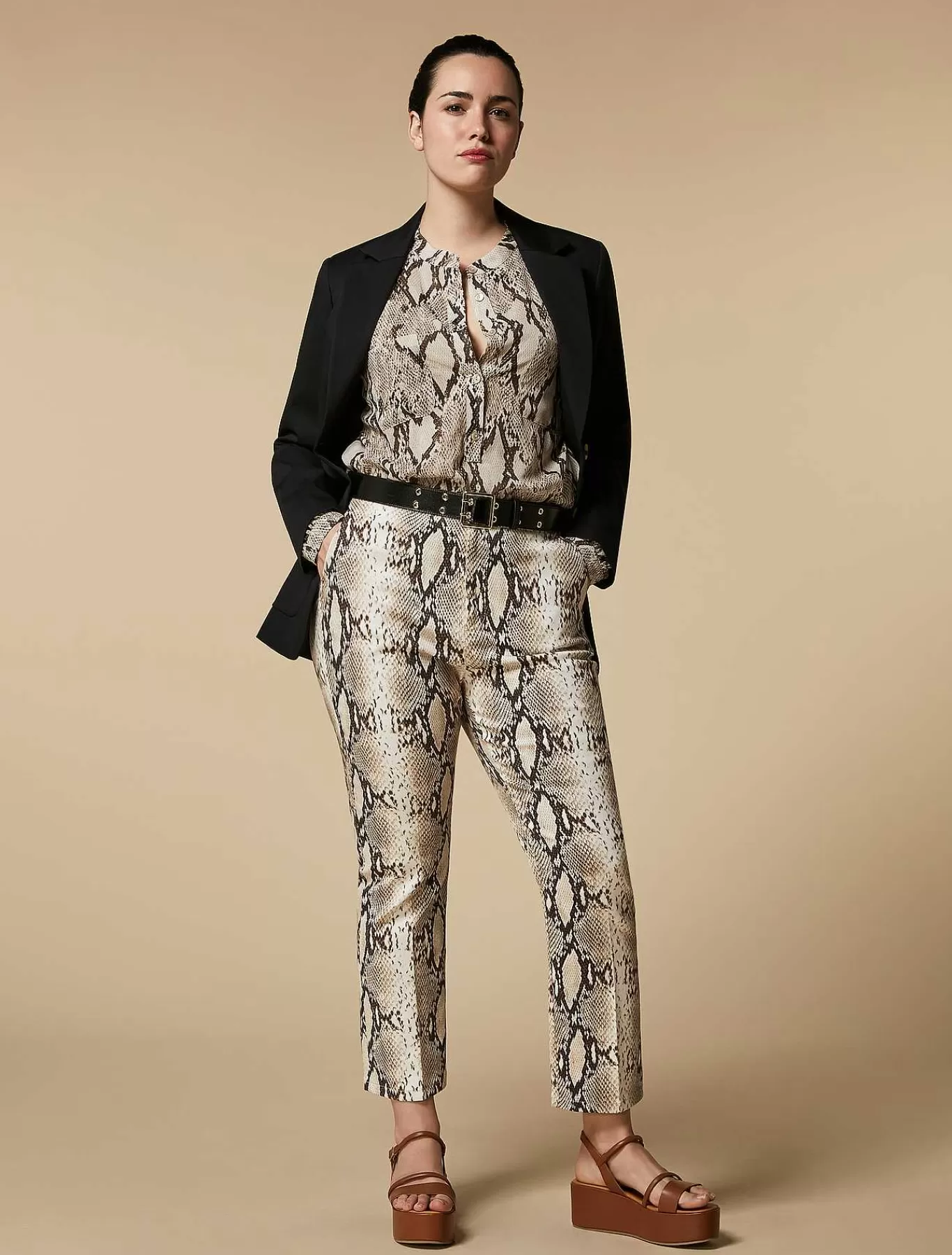 New Pantalon Evase En Denim De Coton Taureau Femmes Pantalon