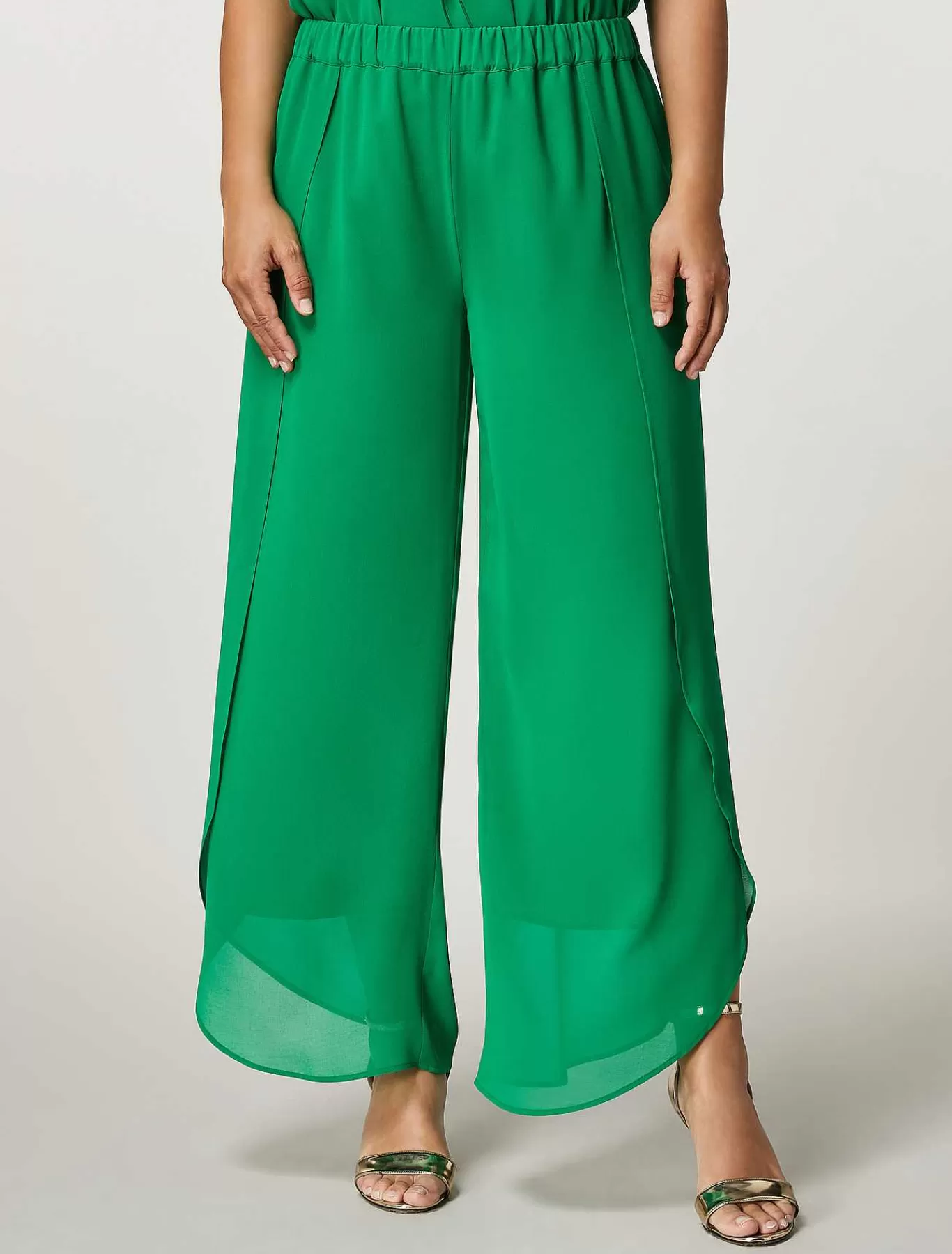 Discount Pantalon Georgette Femmes Pantalon