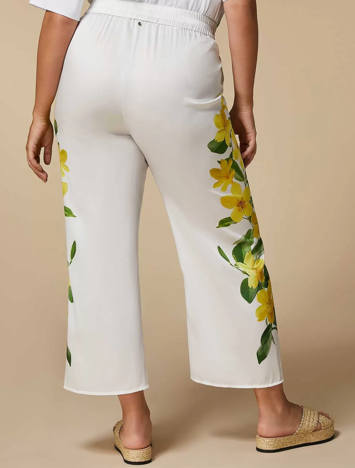 New Pantalon Imprime A Jambe Large Femmes Pantalon