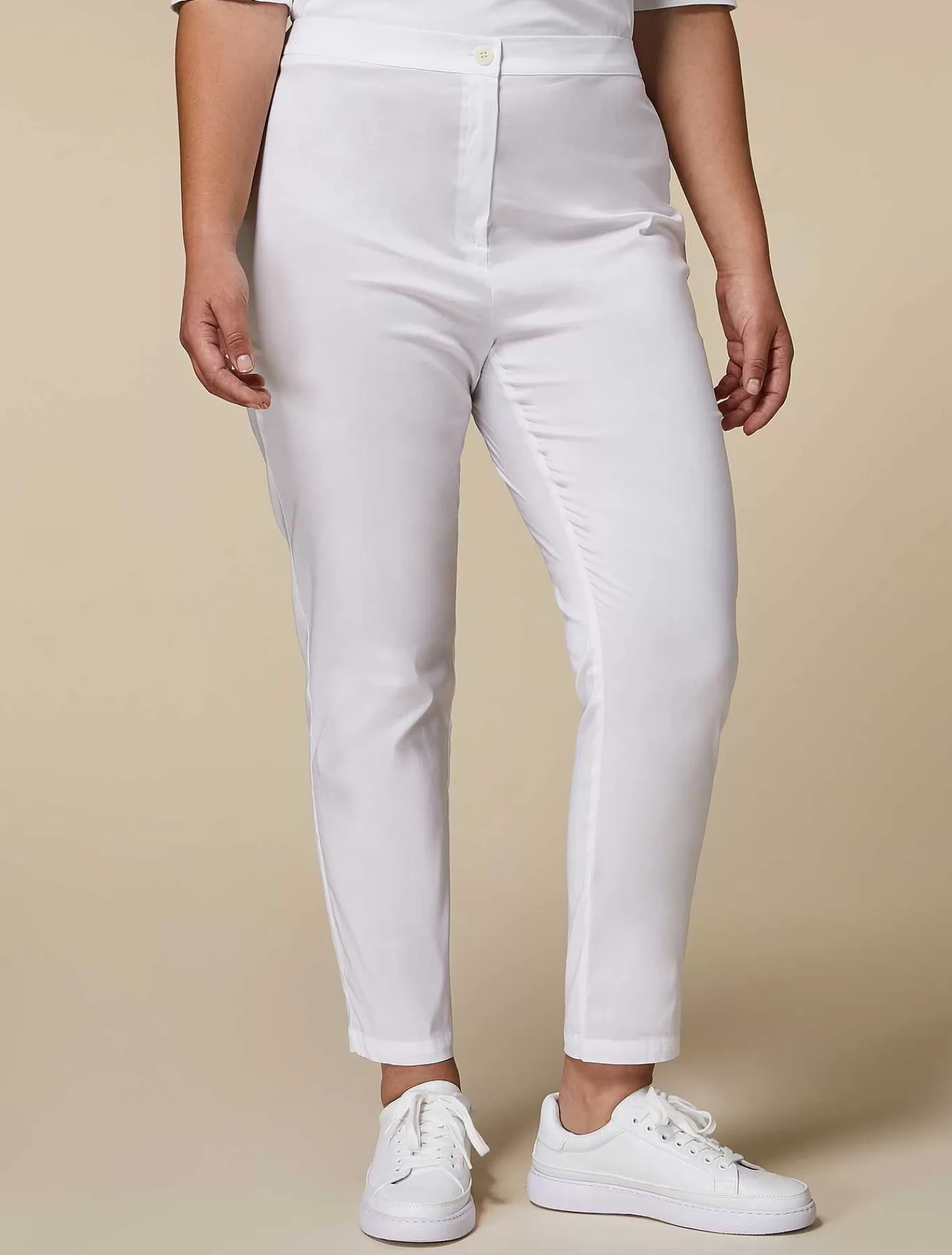 New Pantalon Legging En Popeline Femmes Pantalon