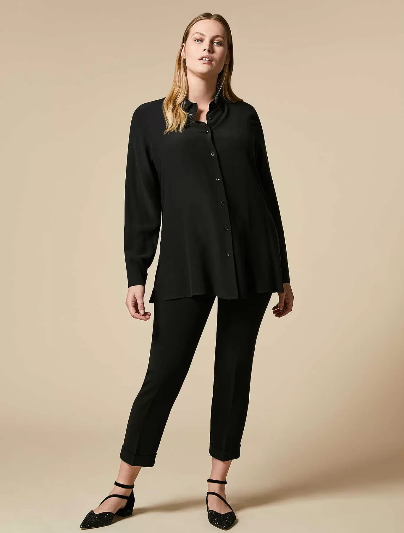 Cheap Pantalon Slim En Cady De Triacetate Femmes Pantalon