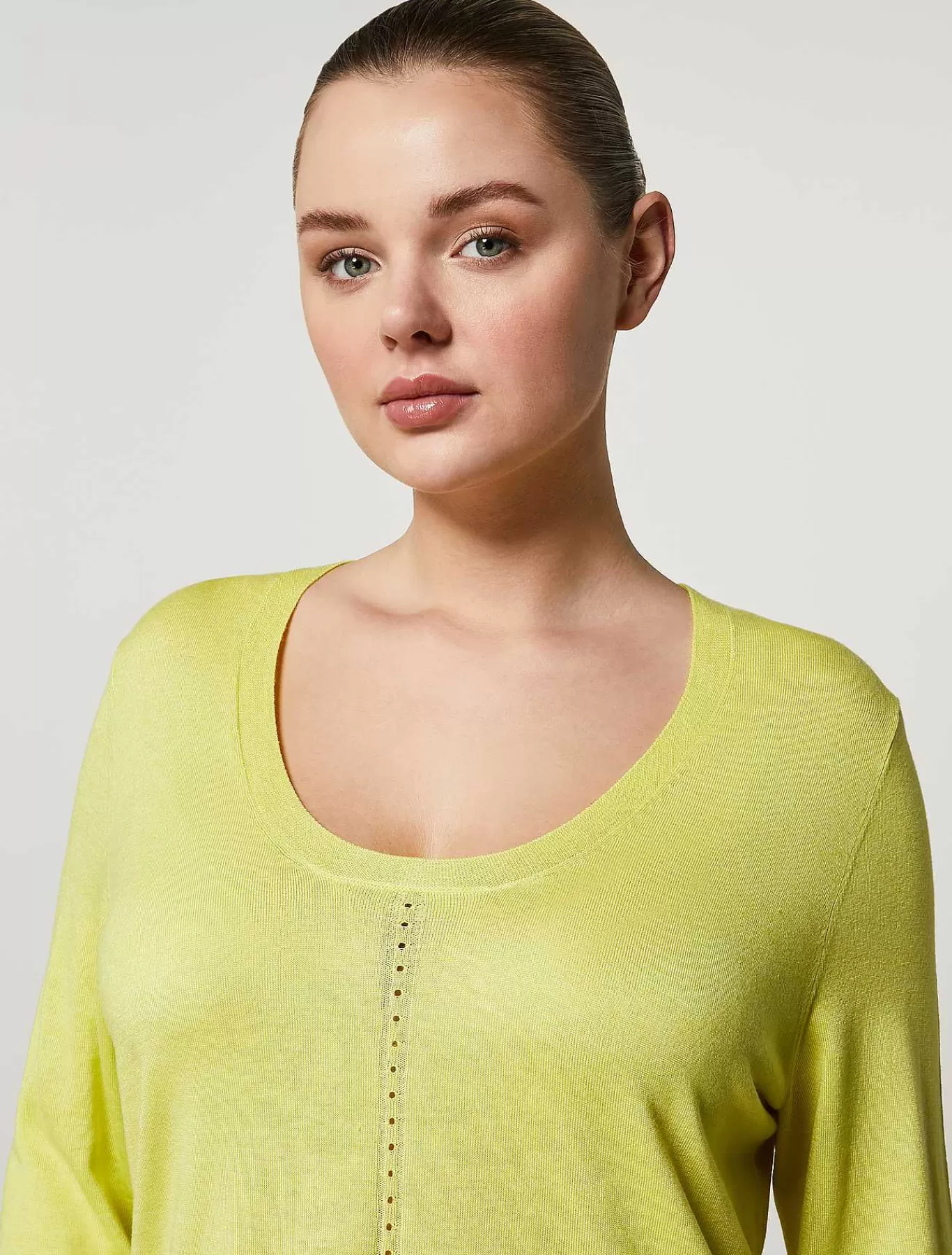 New Pull En Fil De Viscose Et De Soie Femmes Tricots