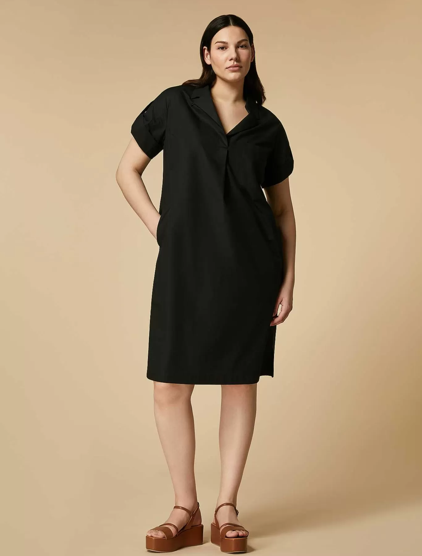 Shop Robe En Popeline De Coton Femmes Robes