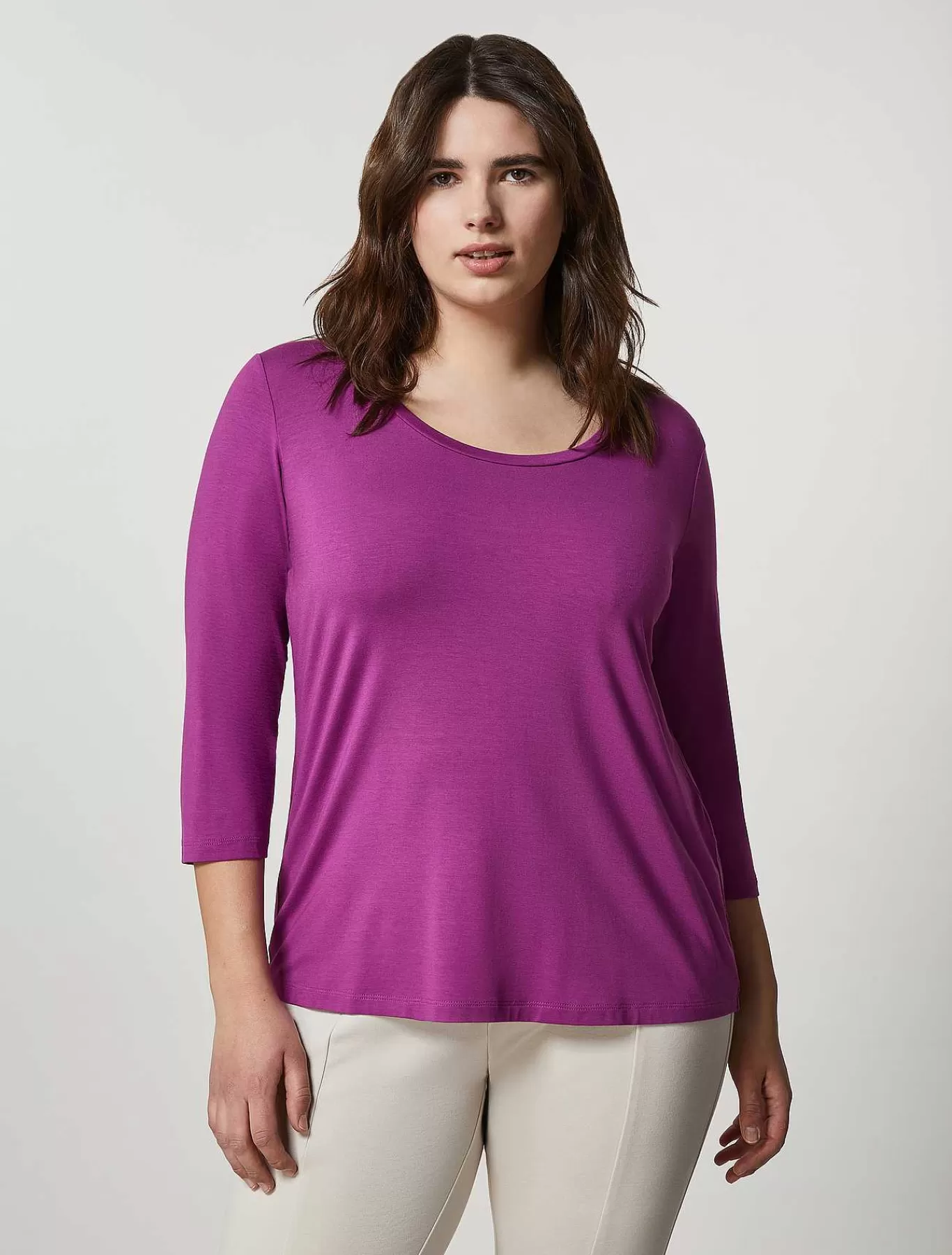 Cheap T-Shirt En Jersey De Viscose Femmes Hauts Et T-Shirts