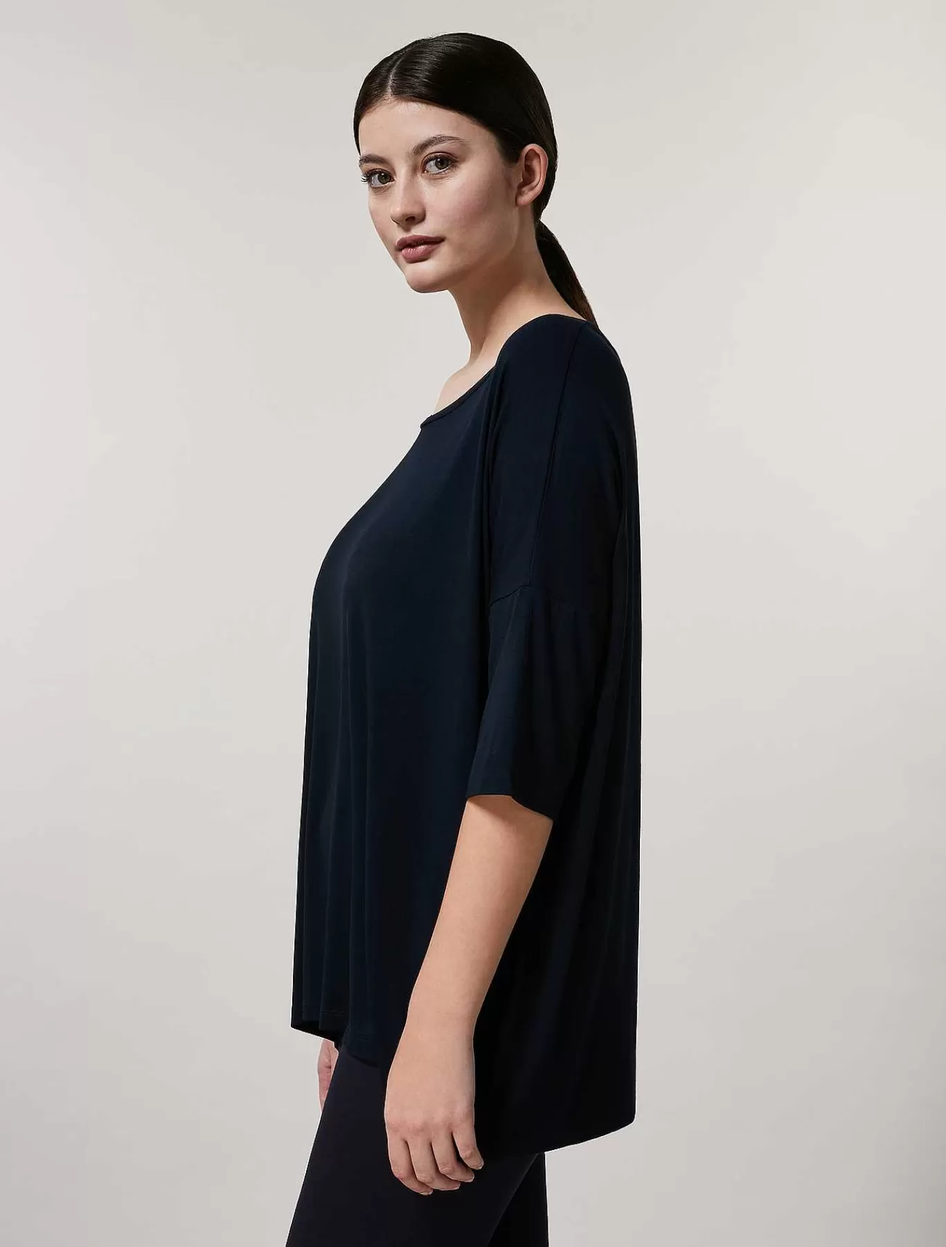 Cheap T-Shirt En Jersey De Viscose Femmes Hauts Et T-Shirts