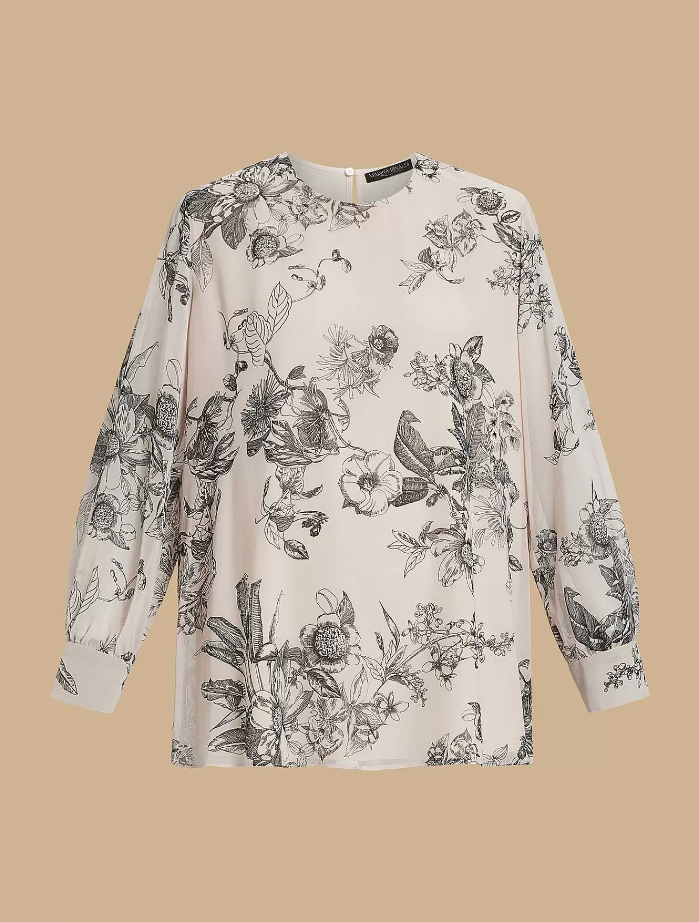 Best Sale Tunique En Georgette Imprimee Femmes Blouses Et Chemises