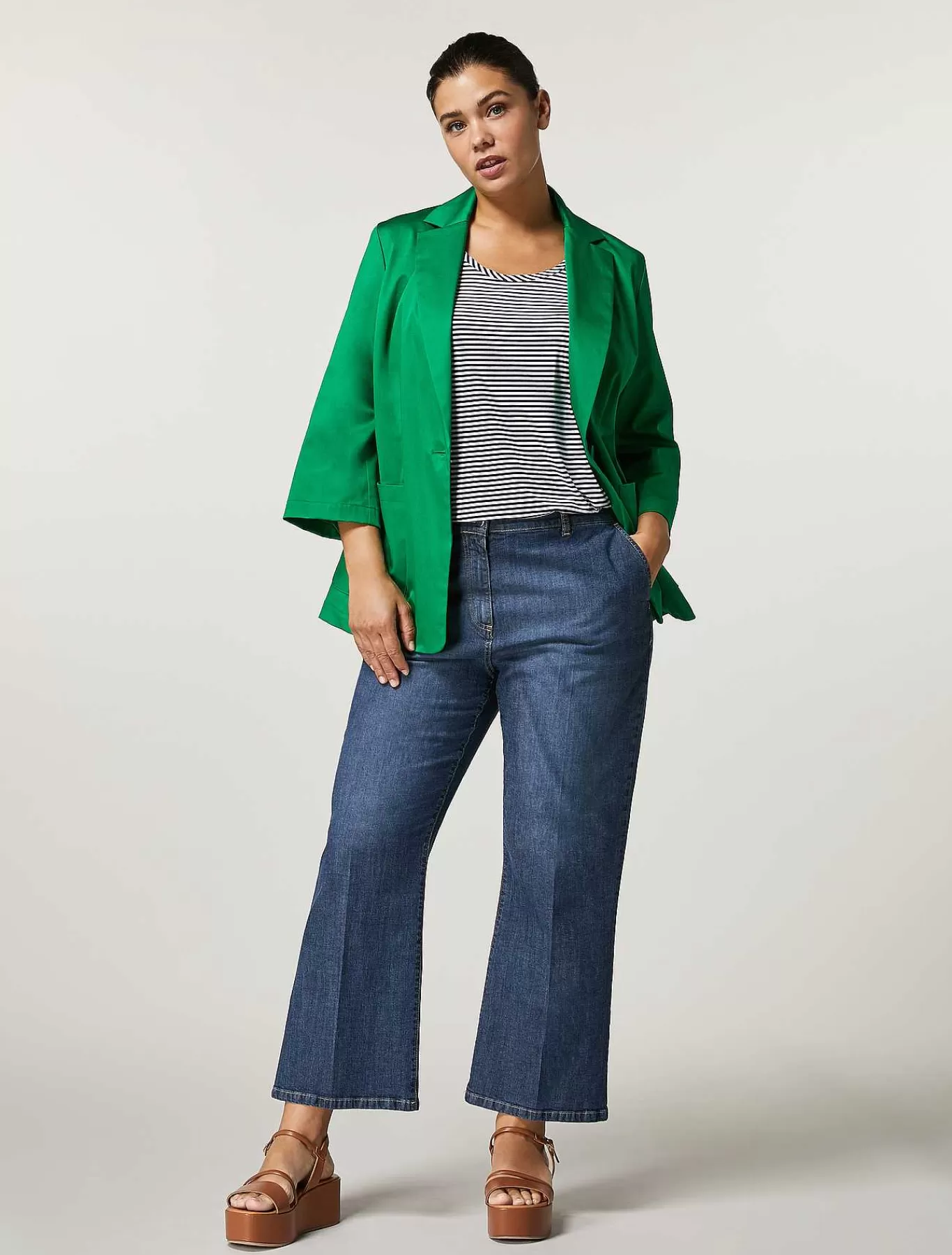 Discount Veste Blazer En Satin De Coton Femmes Veste Et Blazers