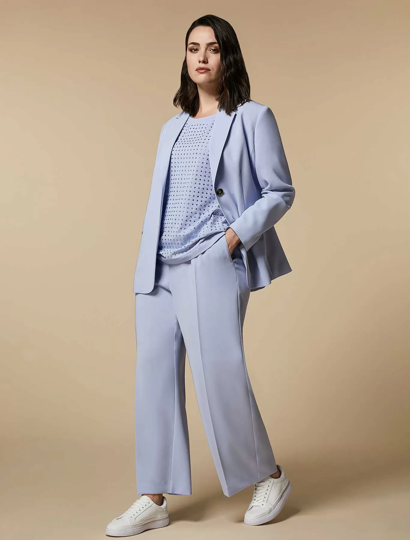 Clearance Veste En Cady Triacetate Femmes Essentiel
